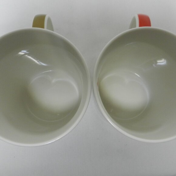 Two Can Art PPD Christmas Donkey Sheep Mug Cup Bone China micro dish 14 oz Set 2 - Picture 8 of 11